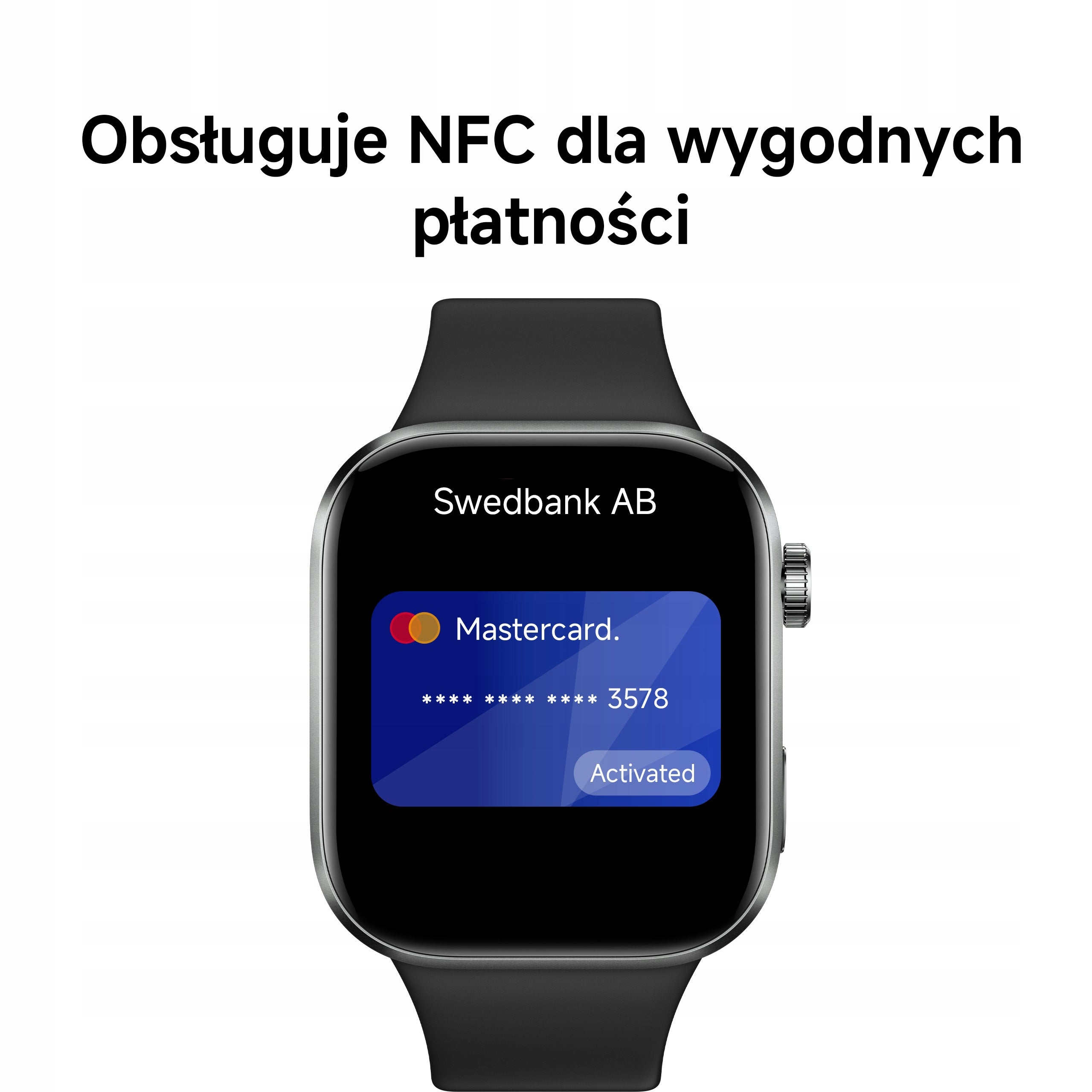 REDMI Watch 6 NFC Obsidian Black Packaging status original