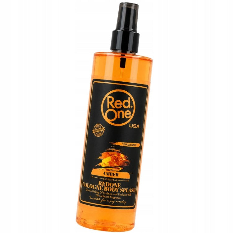 REDONE BARBER COLOGNE AMBER ESSENTIAL BARBER COLOGNE SPRAY 400 ML Brand Red One