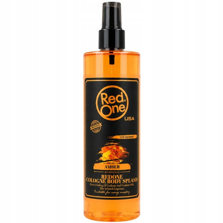 REDONE BARBER COLOGNE AMBER ESSENTIAL BARBER COLOGNE SPRAY 400 ML