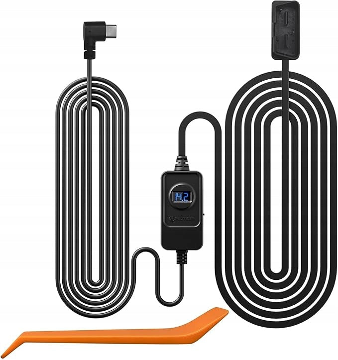 REDTIGER OBD Hardwire Kit for Dash Cam, USB-C Power Cable 12V-24V to 5V