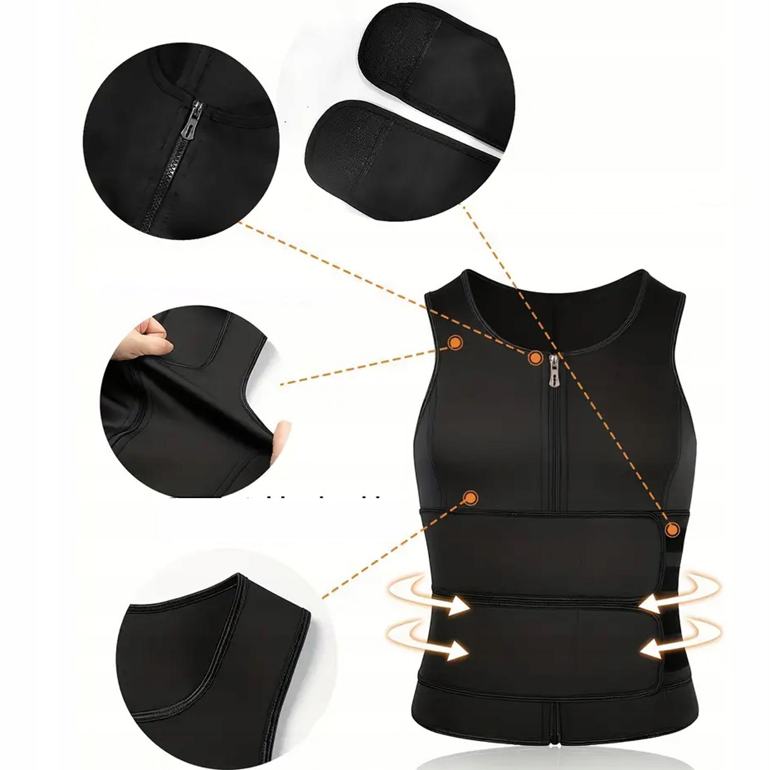 REDUKČNÍ PÁNSKÁ VESTA, TRÉNINKOVÁ S Kind slimming belt