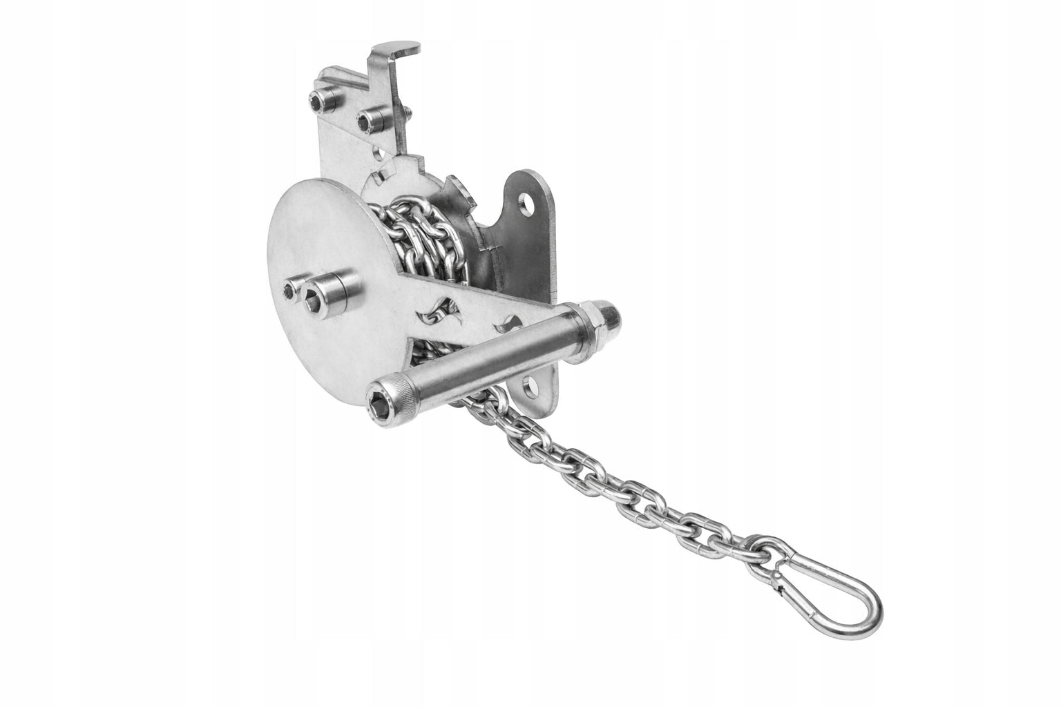 REEL + CHAIN GRILL TRIPOD LOCK ONE-WAY GRATE ADJUSTMENT