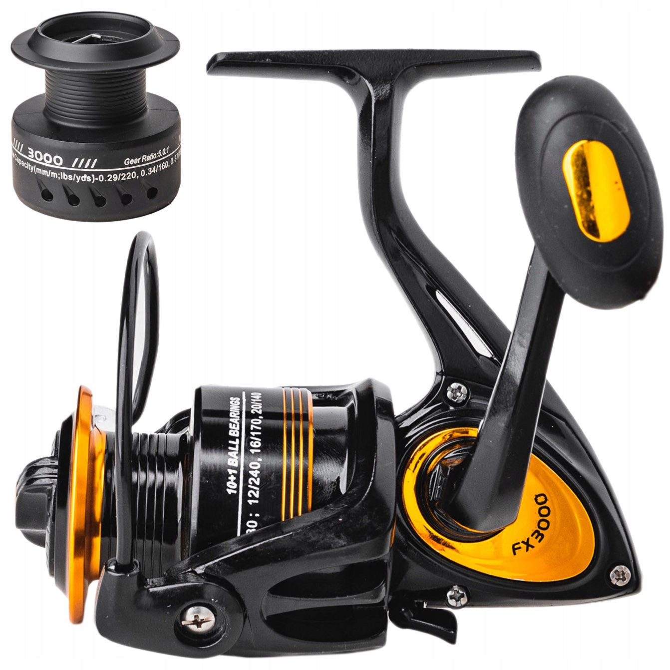 REEL FL FX3000 METAL 11 BEARINGS FLOAT SPINNING