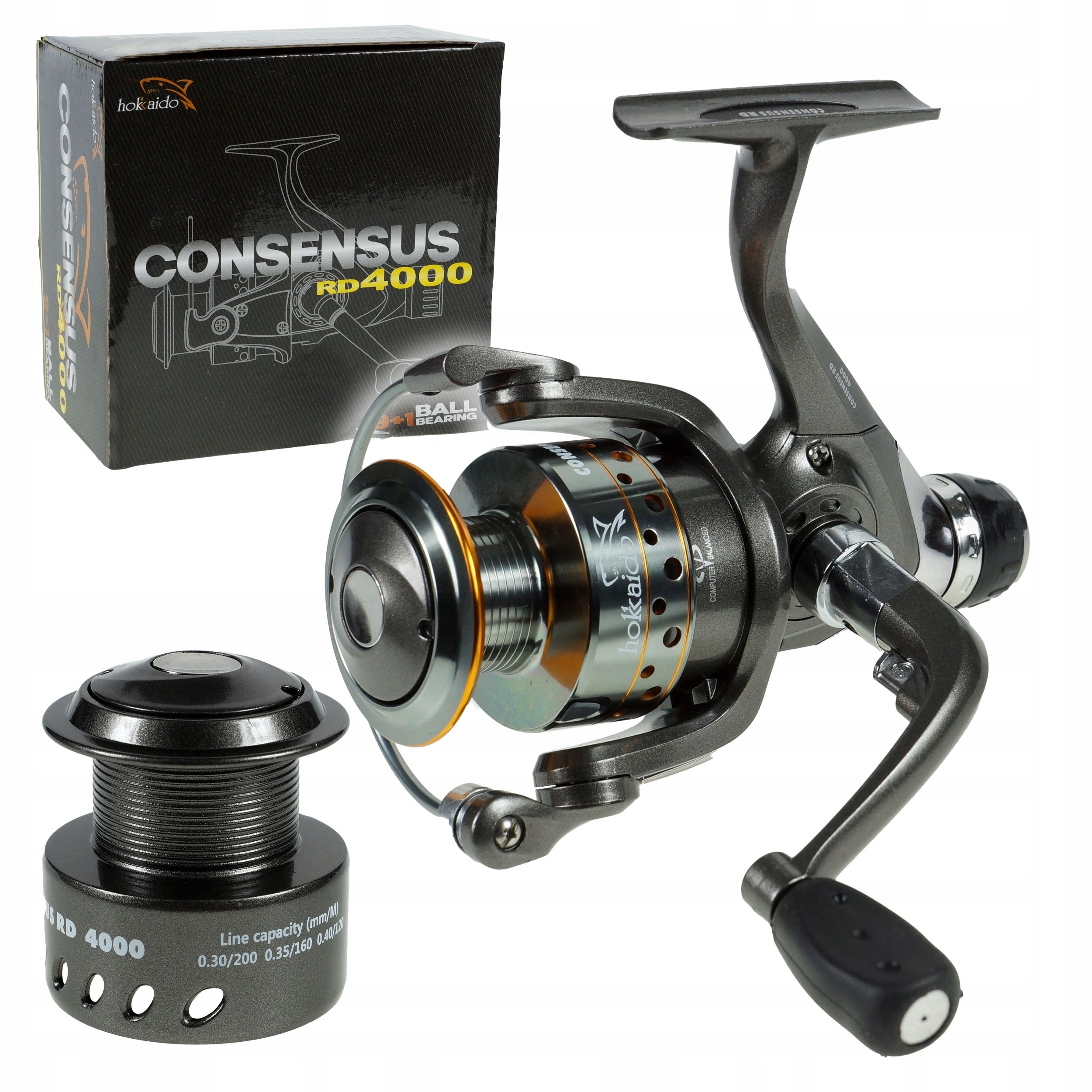 REEL HOKKAIDO CONSENSUS RD 2000 9+1BB + SZP.3 SIZES