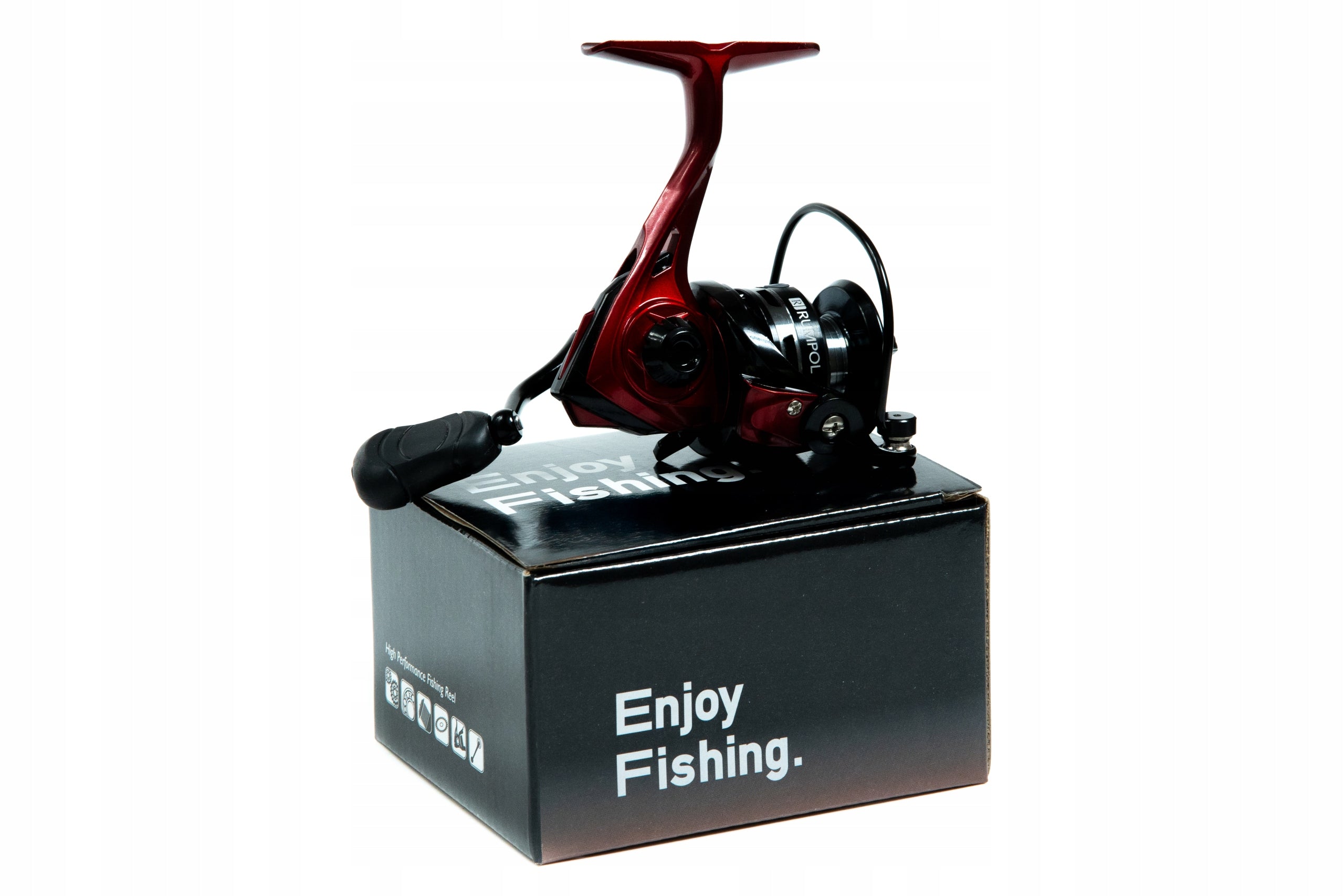 REEL RUMPOL ELITE 800 7+1 5.2:1 FRONT BRAKE ALUMINIUM SPOOL 485