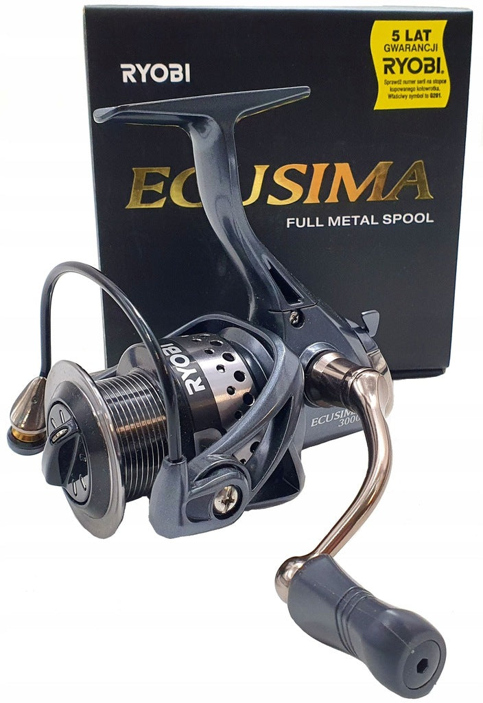 REEL RYOBI ECUSIMA 1000 SPINNING 5 YEARS