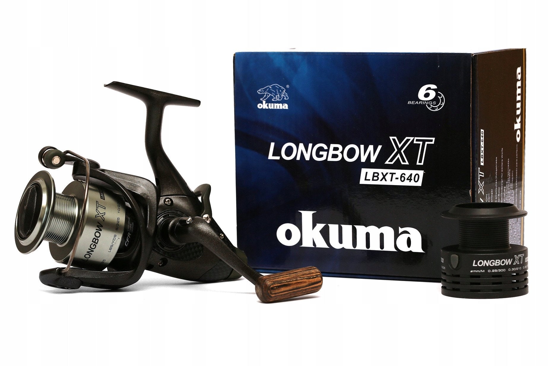 REEL WITH FREE GEAR OKUMA LONGBOW 655 Manufacturer code LBXT-655
