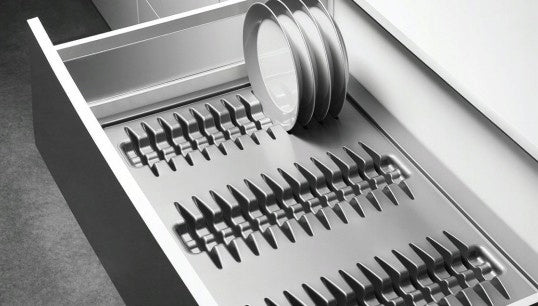 REFILL FOR DRAWER PLATES BLUM 60cm WHITE CUT Length 49 cm