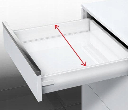 REFILL FOR DRAWER PLATES BLUM 60cm WHITE CUT Number of pieces 500 pcs