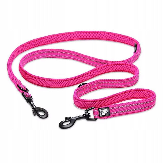 REFLECTIVE DOG LEASH TRUELOVE ACTIVE PRO+ 250CM PINK L Maximum leash length 2.5 m