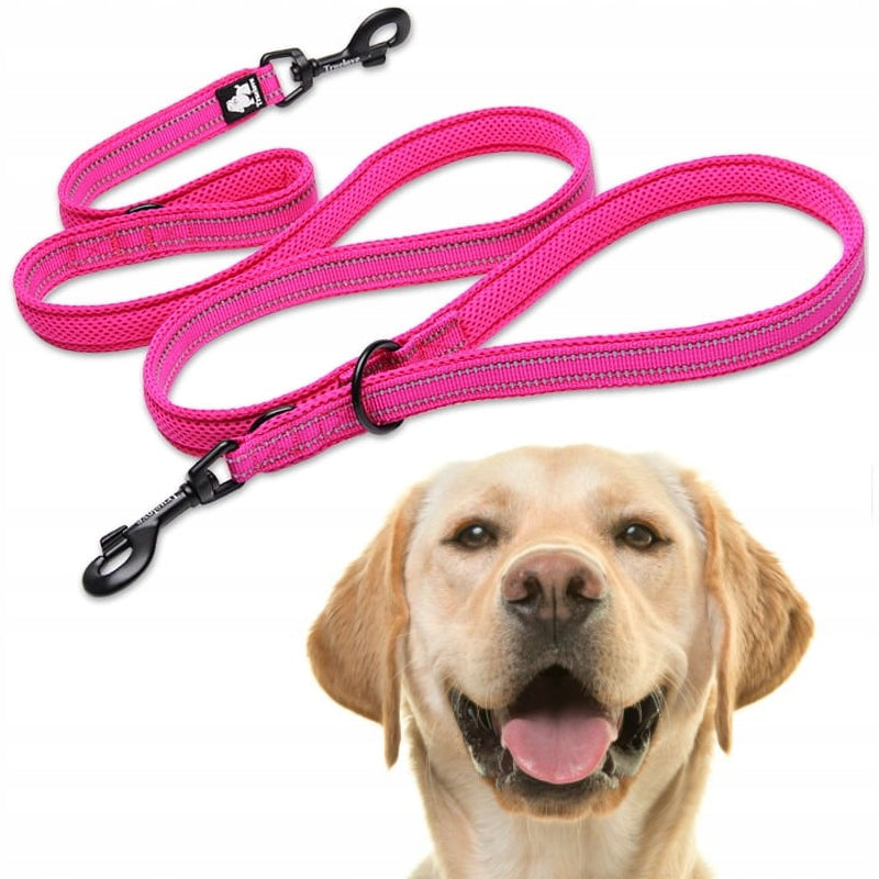 REFLECTIVE DOG LEASH TRUELOVE ACTIVE PRO+ 250CM PINK L