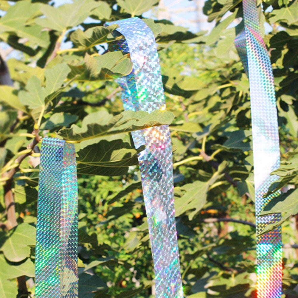 REFLECTIVE TAPE FOR PIGEON STARLINGS DETERRENT BIRD STARLINGS UP TO 50 METERS Manufacturer code NA GOŁĘBIE SZPAKI JASKÓŁKI STRASZAK OGRODOWA