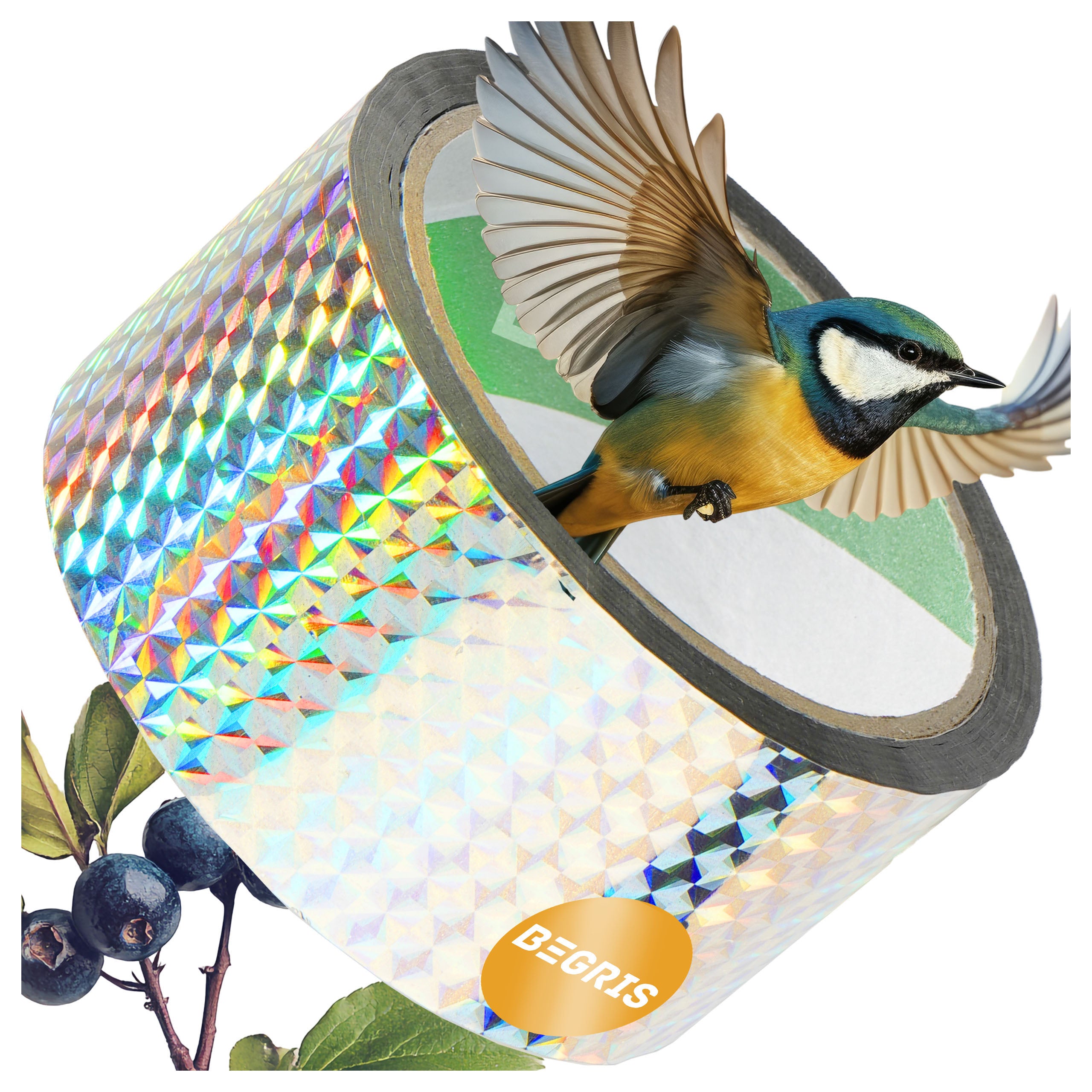 REFLECTIVE TAPE REPELLING PIGEON STARLINGS BIRD CHANTERELLES STARLINGS 50 MB