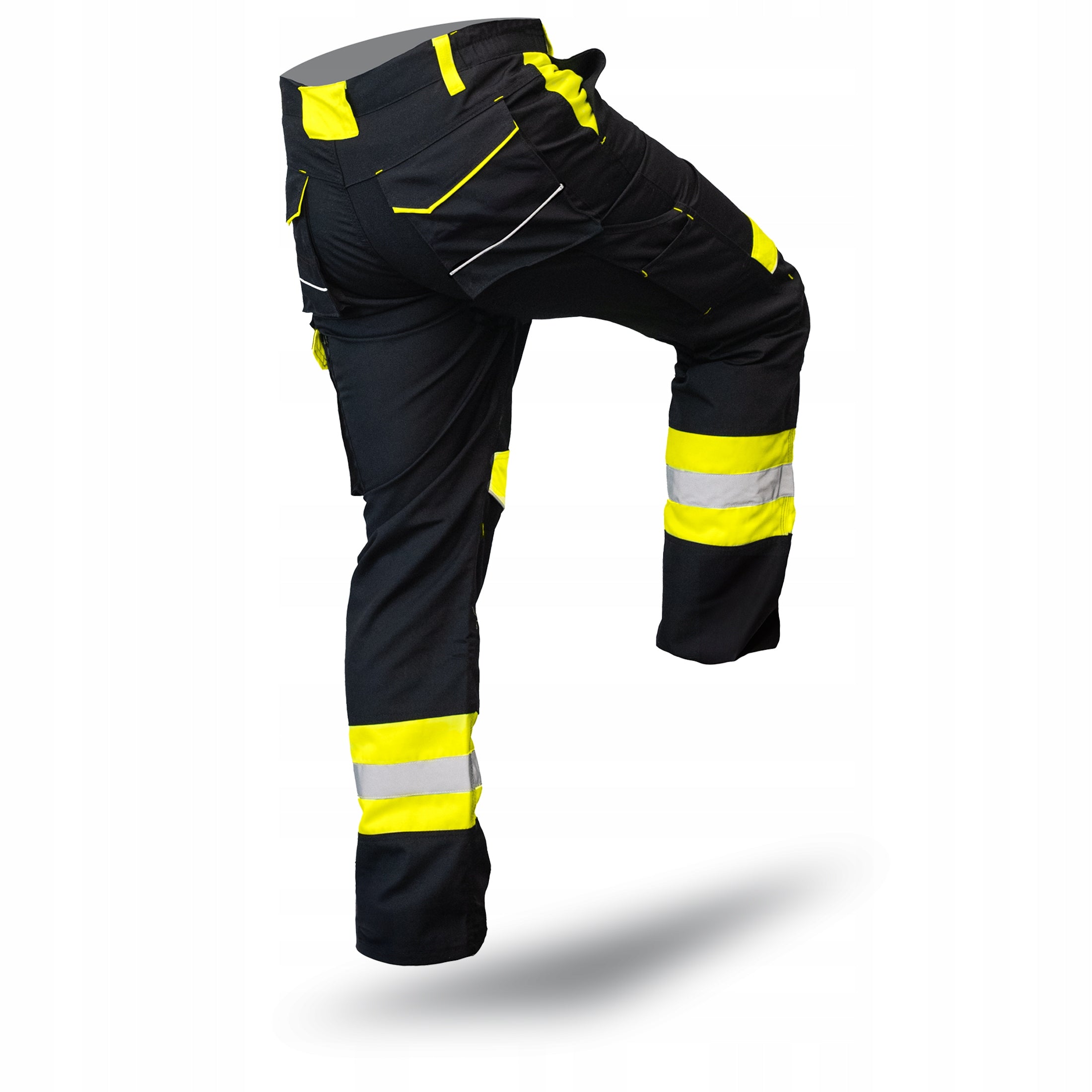 REFLECTIVE WORK PANTS FOR BELT ASSEMBLY TRIPLE STITCHING DURABLE EAN (GTIN) 5906667188417
