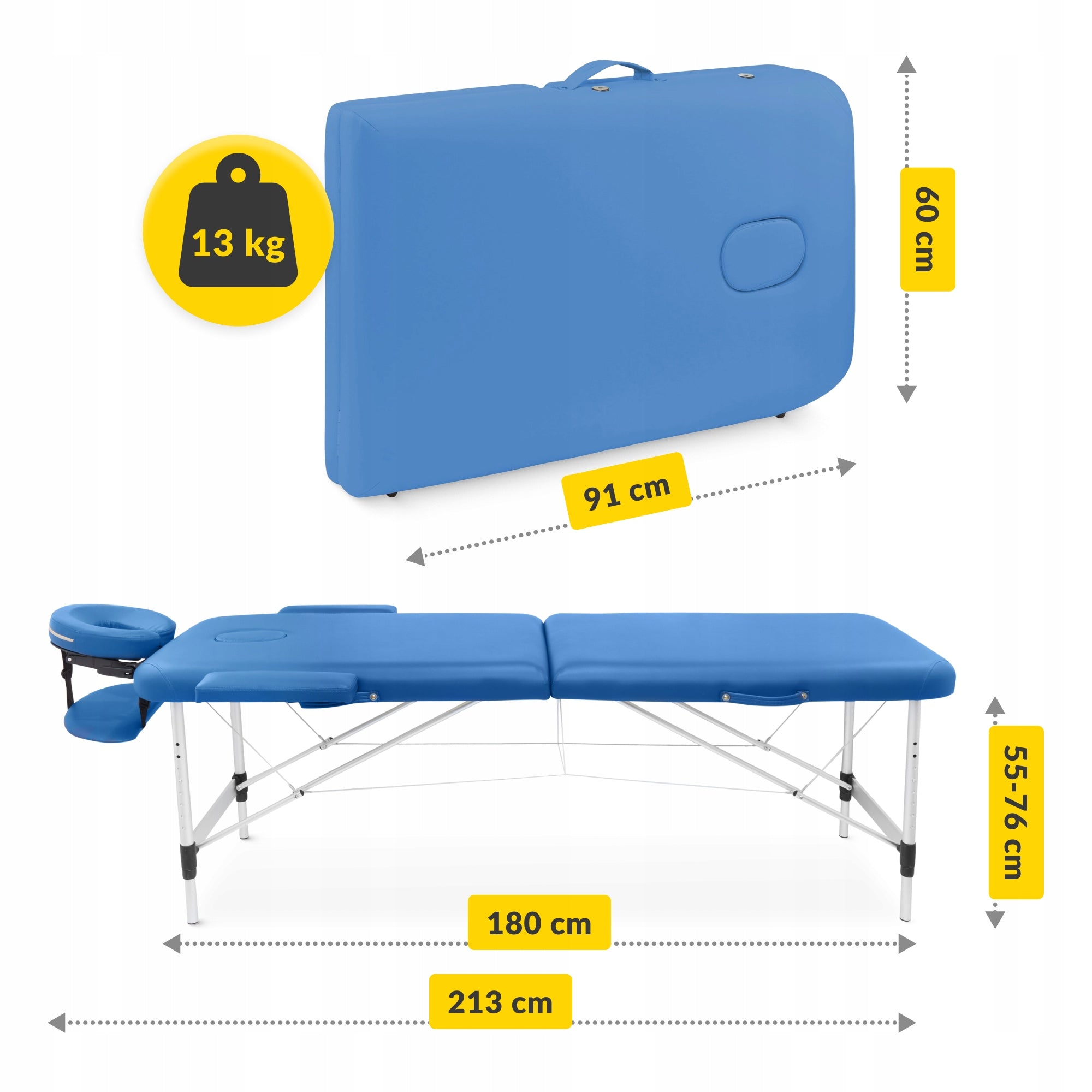 REHABILITATION MASSAGE TABLE FOLDING ALUMINUM PORTABLE BED COVER Medical device yes