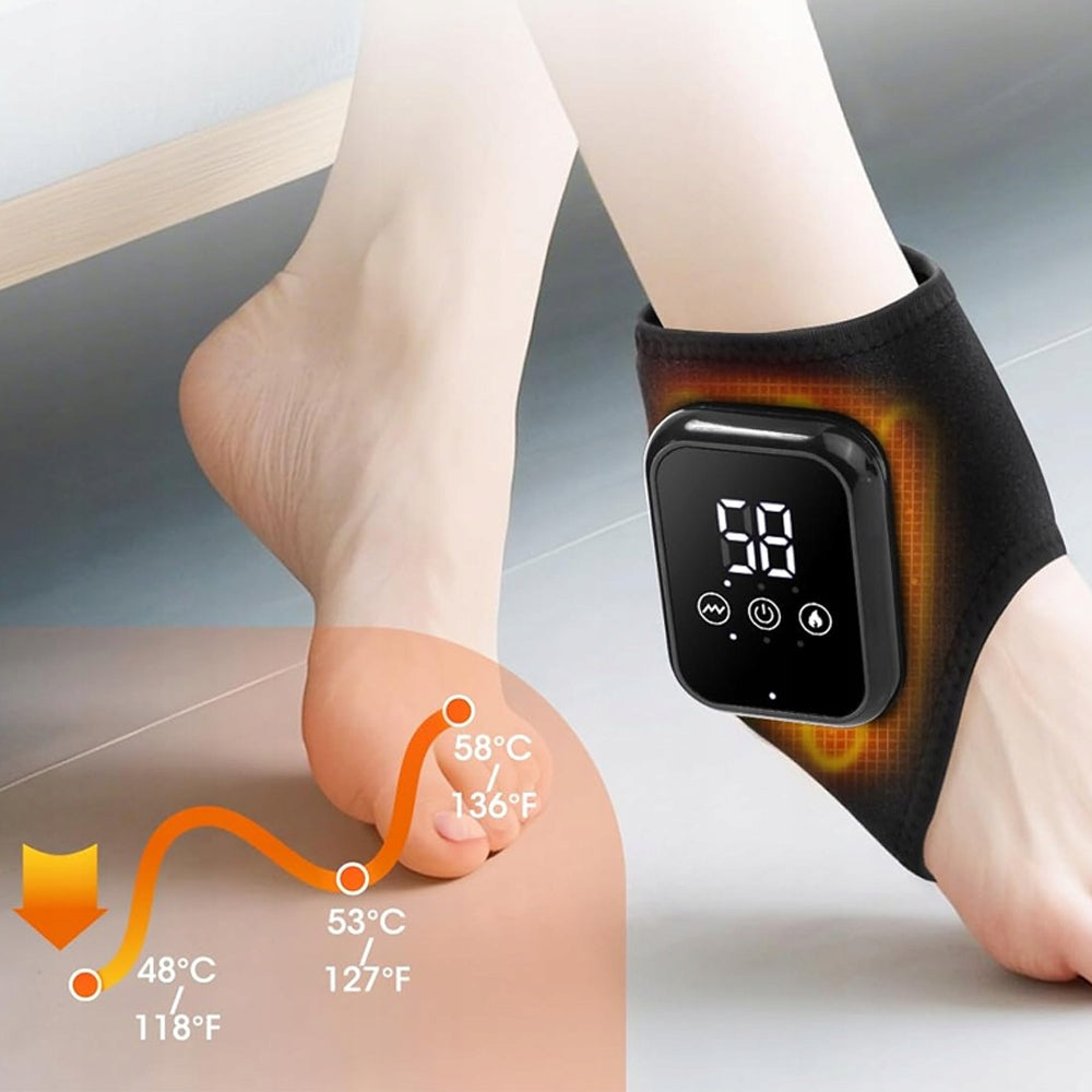 REHABILITATION MASSAGER ANKLE JOINT 3 HEATING MODES 53°C TOUCH LED Packaging status original