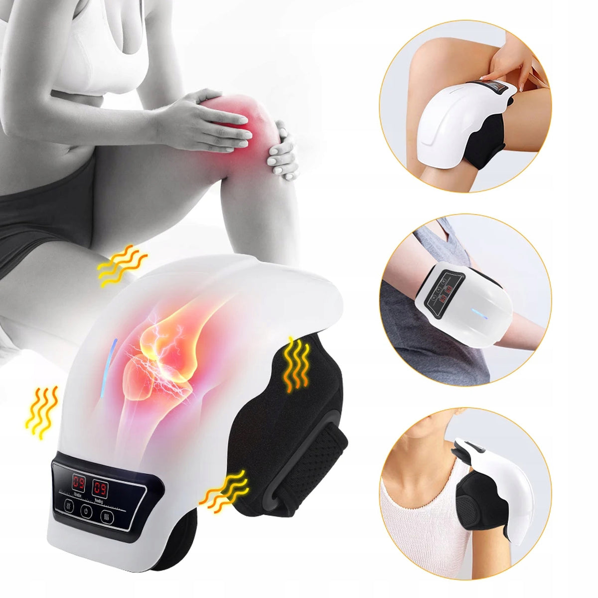 REHABILITATION MASSAGER LASER HEATING VIBRATION KNEES, ELBOWS, ARMS Manufacturer code 4513841535431