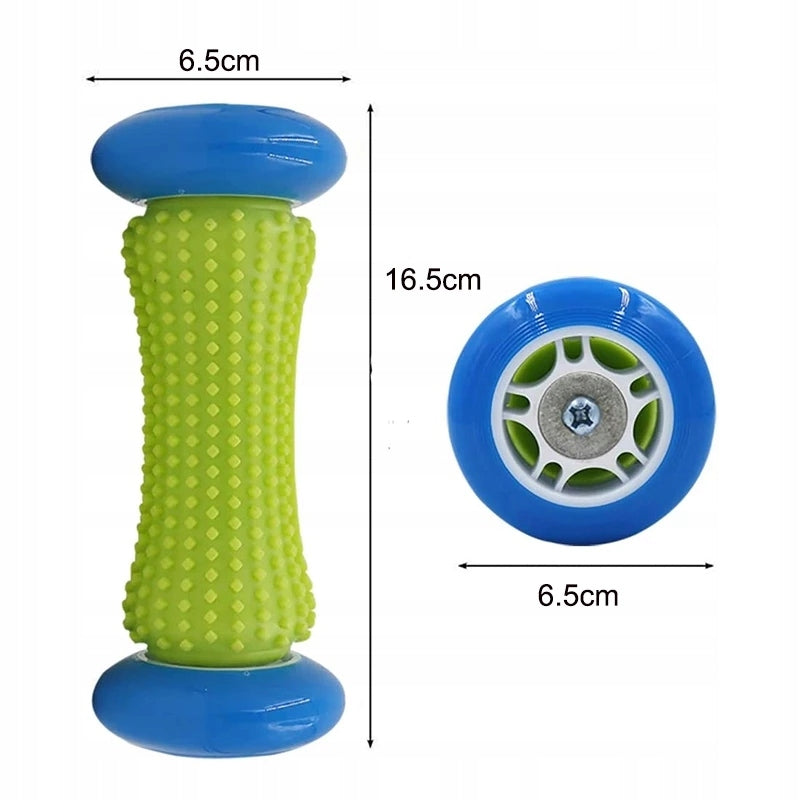 REHABILITATION ROLLER FOR ROLLER MASSAGE WITH PROJECTIONS CIRCLES SELF-MASSAGE SPIKE Manufacturer code masażer do stóp
