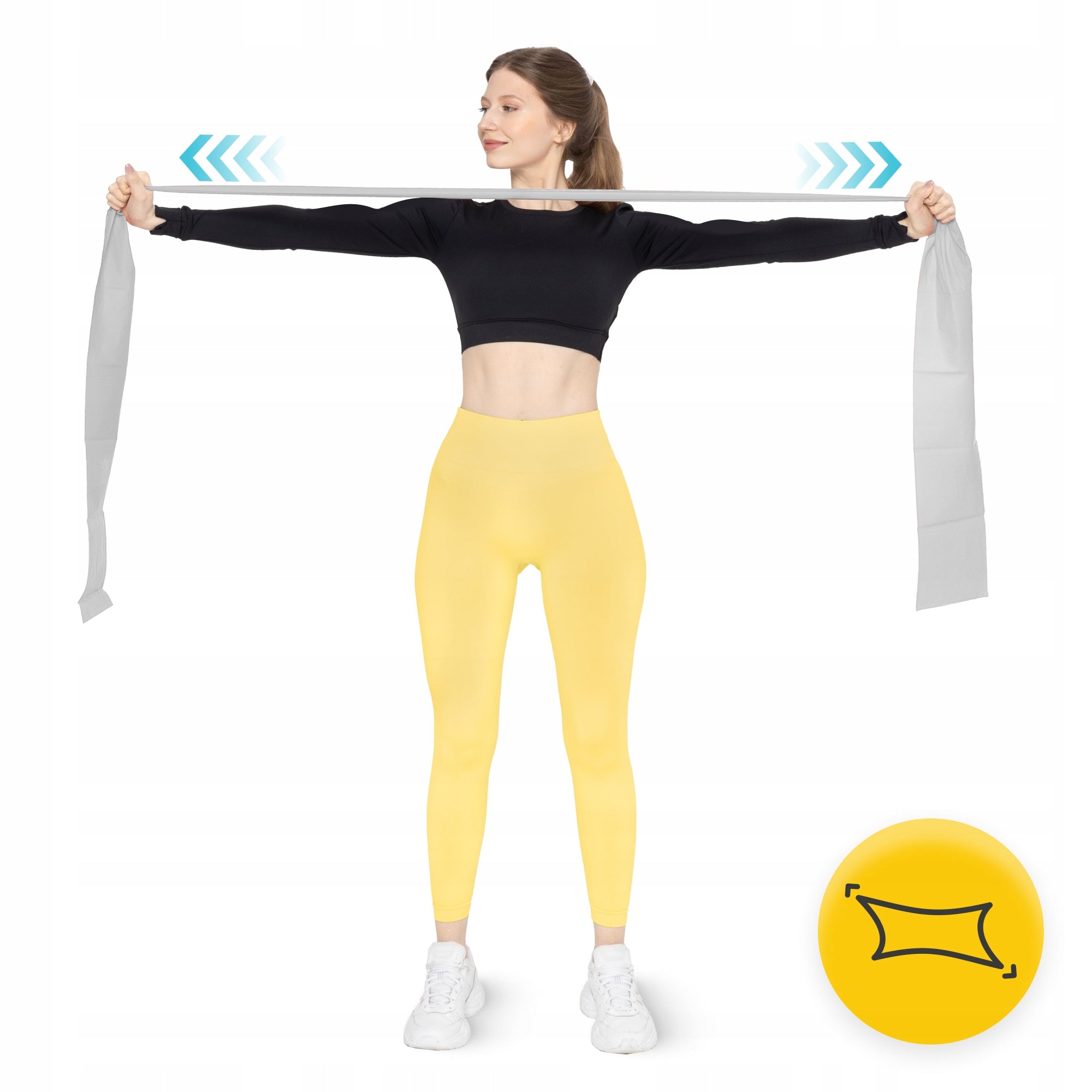 REHABILITATION RUBBER TAPE FOR FITNESS EXERCISES FLAT BAND 2M MACNA RESISTANCE 6/7 EAN (GTIN) 5907739310446
