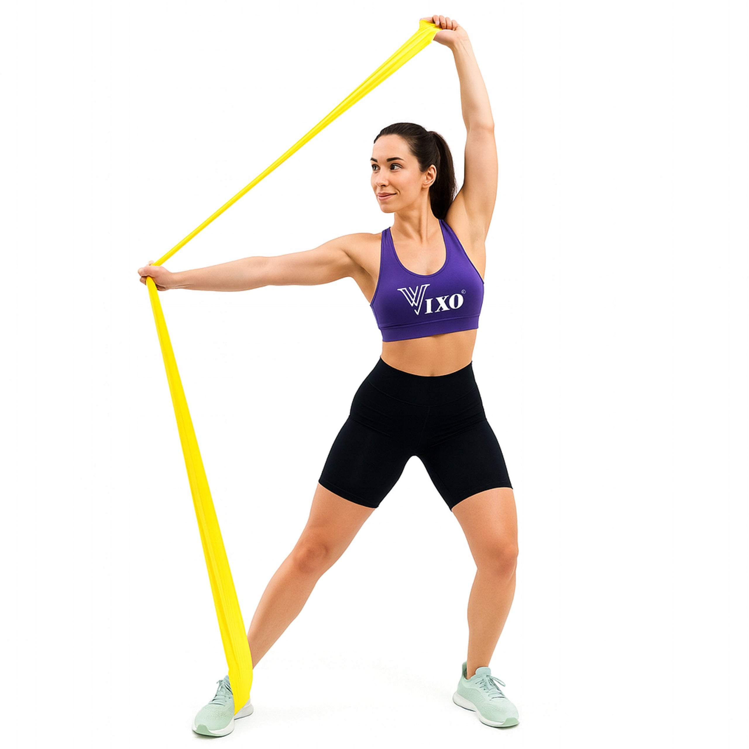 REHABILITATION RUBBER TAPE FOR FITNESS EXERCISES LATEX FLAT BAND 2M 7-10KG Manufacturer code VX20402