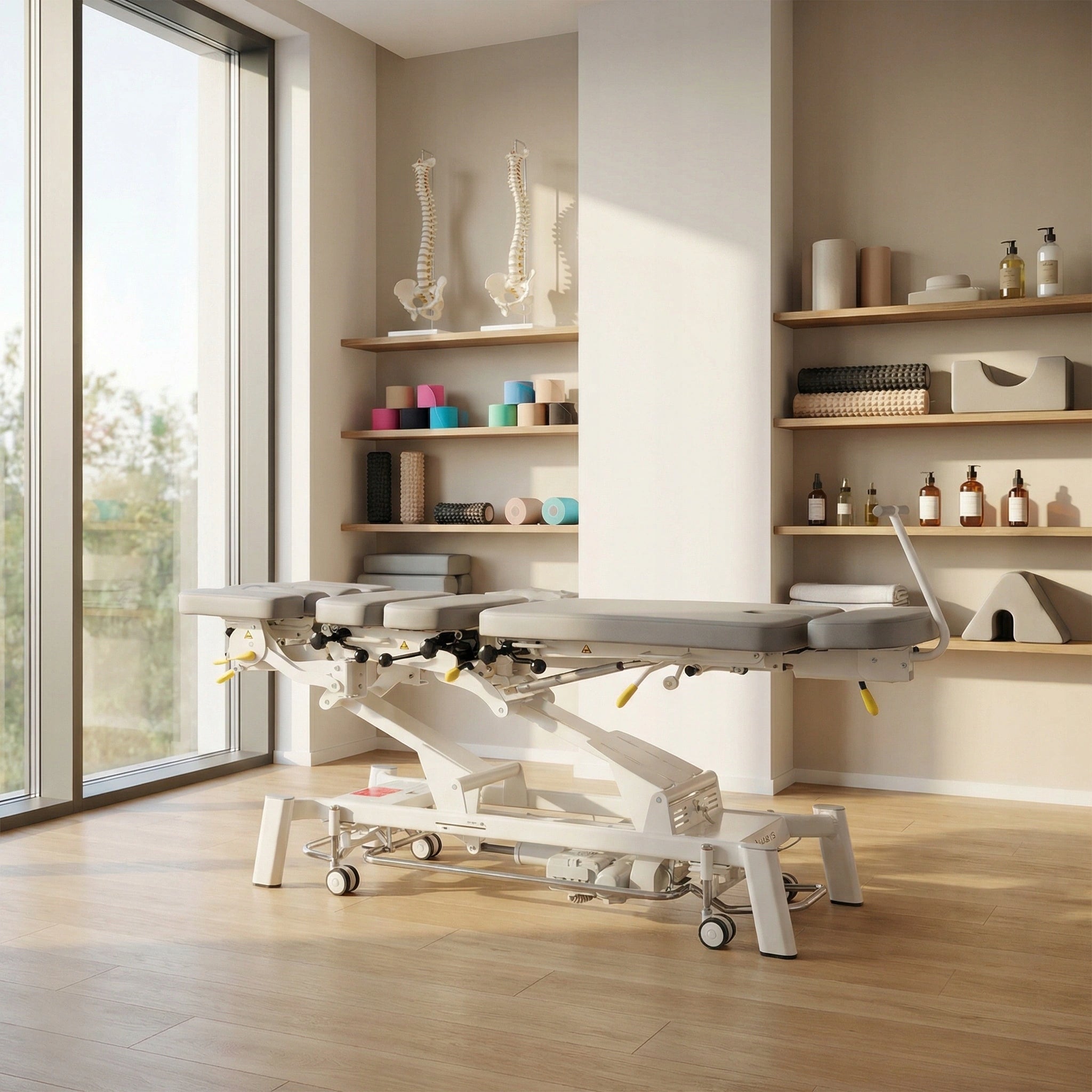 REHABILITATION TABLE FOR MANUAL THERAPY CHIROPRACTIC UPRIGHT CHIRO Z7 Brand Habys