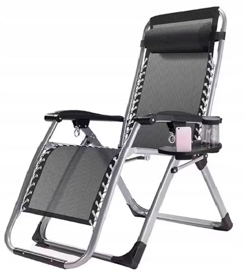 REINFORCED GARDEN LOUNGER Color gray