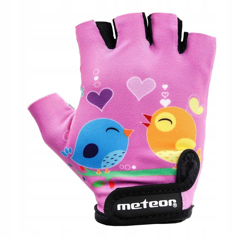 Fahrradhandschuhe für Kinder Meteor Owl 24175 24177, verschiedene Farben