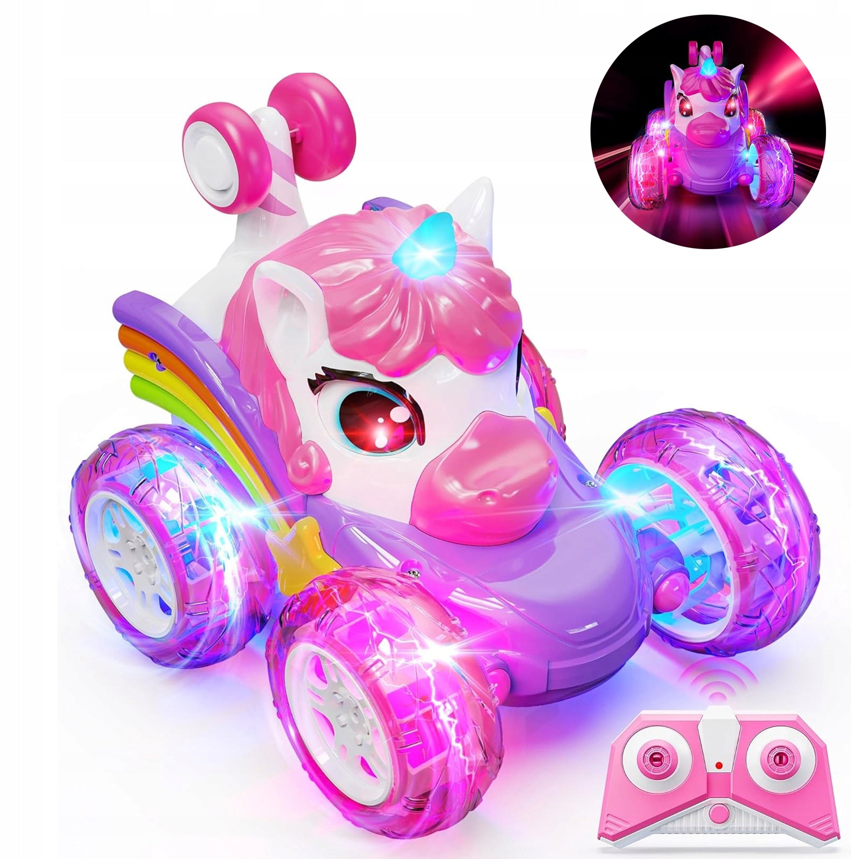 REMOTE CONTROL CAR HIGH SPEED STUNT ROTATION LOVELY GIRLS IDEAL GIFT TOY