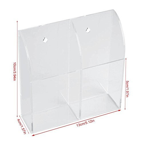 REMOTE CONTROL HOLDER ACRYLIC WALL MOUNTED REMOTE CONTROL ORGANIZER Manufacturer code Nieoznaczona