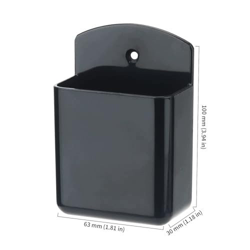 REMOTE CONTROL HOLDER SELF ADHESIVE BLACK FOR WALL SET OF 8 PIECES FOR HOME Manufacturer code Producent niezależny