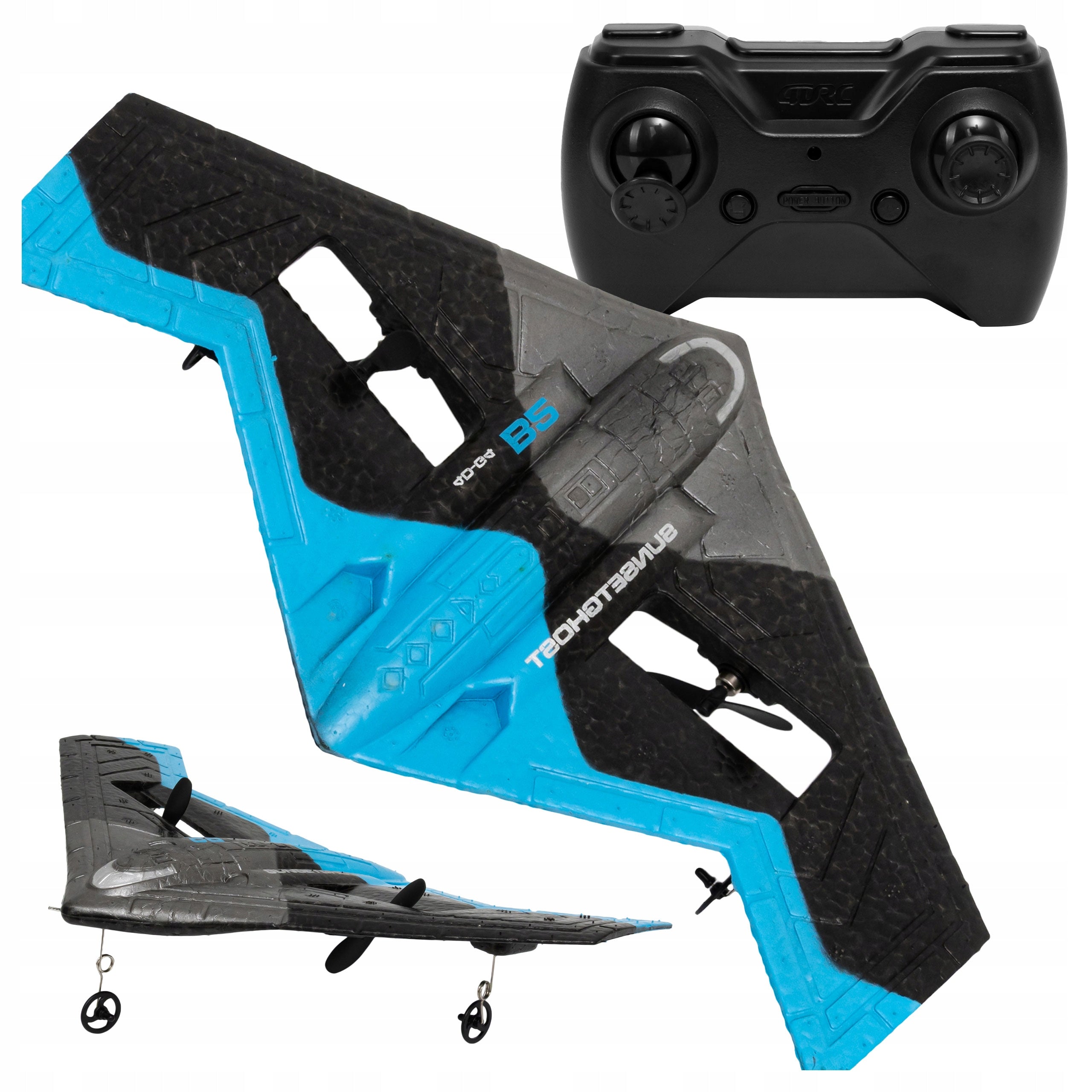 REMOTE CONTROLLED AIRCRAFT FIGHTER 2 MOTORS BATTERY 2,4GHz