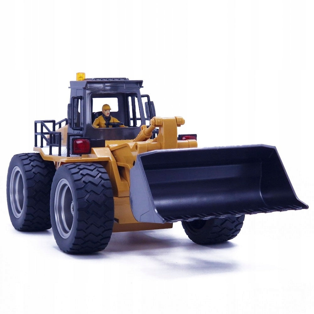 REMOTE CONTROLLED BULLDOZER LOADER BULLDOZER HUINA ON REMOTE CONTROL LEDY Brand Huina Toys