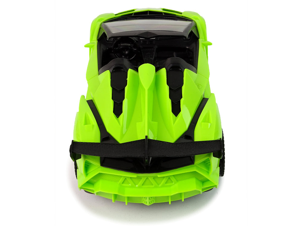 REMOTE CONTROLLED CAR 1:18 GREEN R/C Brand LEAN Toys