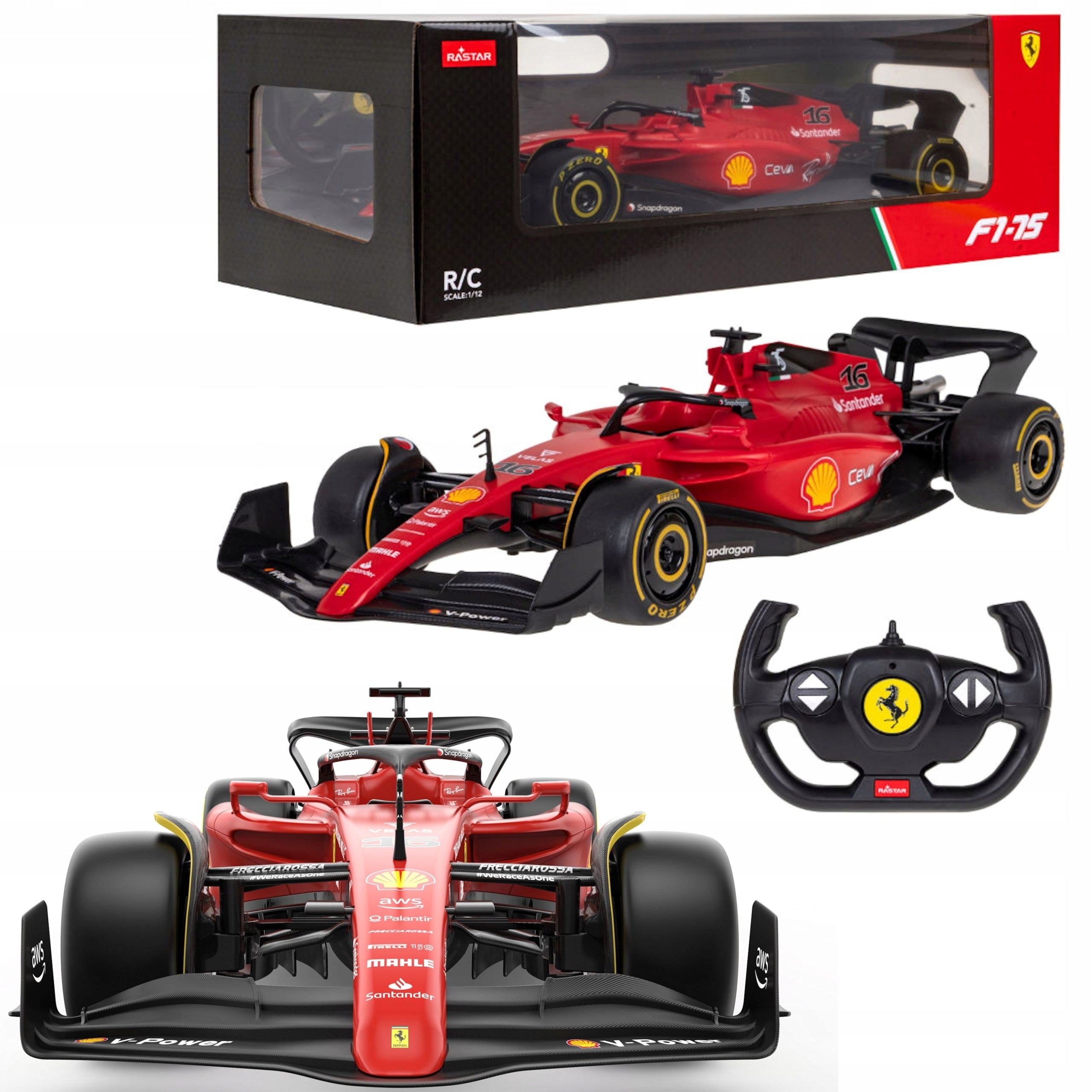 REMOTE CONTROLLED CAR AUTO FERRARI FORMULA RC 1:12 FOR REMOTE CONTROL RED