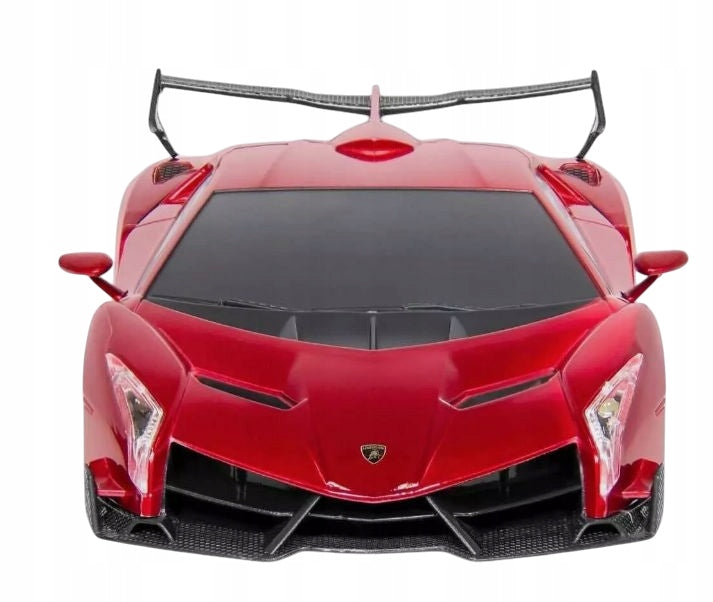 REMOTE CONTROLLED CAR AUTO RC ON REMOTE CONTROL LAMBORGHINI 1:14 RED COIL Color red