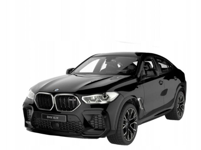 REMOTE CONTROLLED CAR AUTO RC REMOTE CONTROL BMW X6 M 1:14 LED VEHICLE BLACK Manufacturer code C0427-BLACK