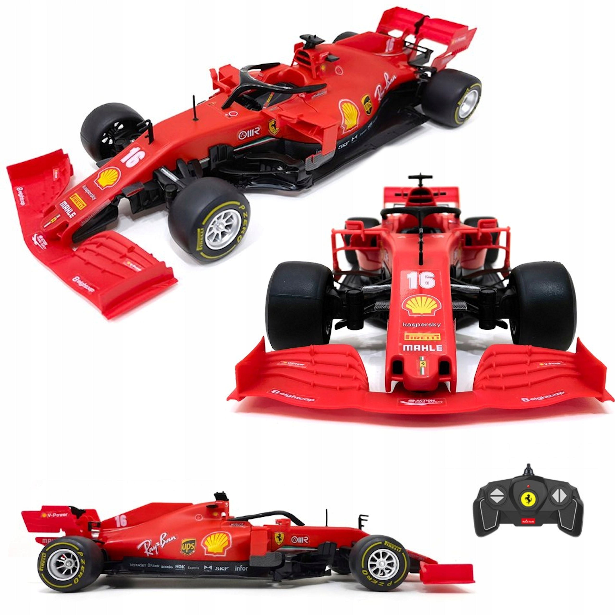 REMOTE CONTROLLED CAR AUTO RC REMOTE CONTROL VEHICLE FOR MOUNTING FERRARI FORMULA Color red