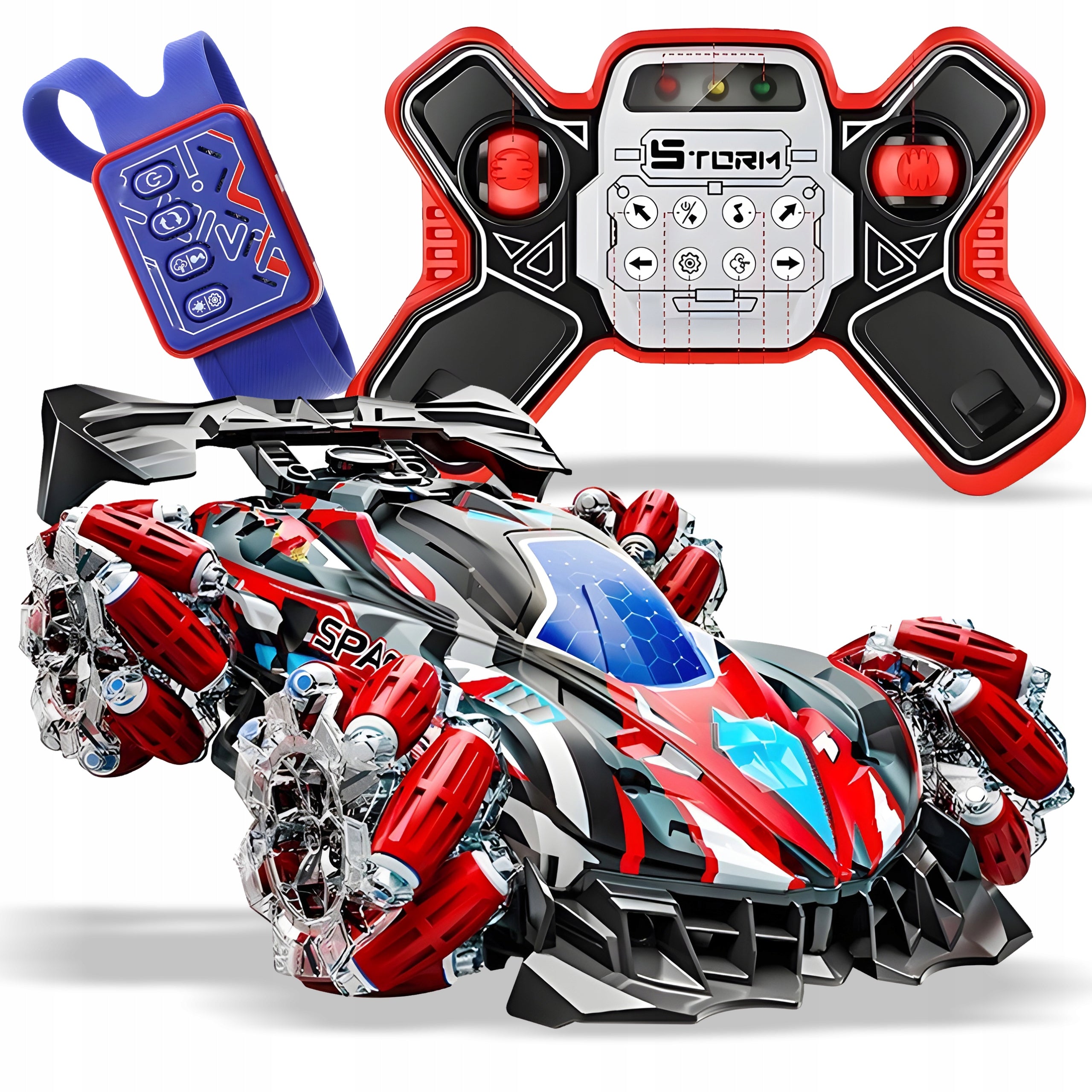 REMOTE CONTROLLED CAR DRIFT CAR AUTO CONTROLLED BY HAND GESTURES PILOT SMOKE