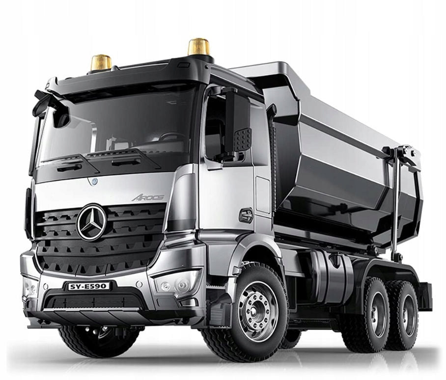 REMOTE CONTROLLED CAR LARGE TRUCK TIPPER FOR REMOTE CONTROL METAL COIL Packaging status original