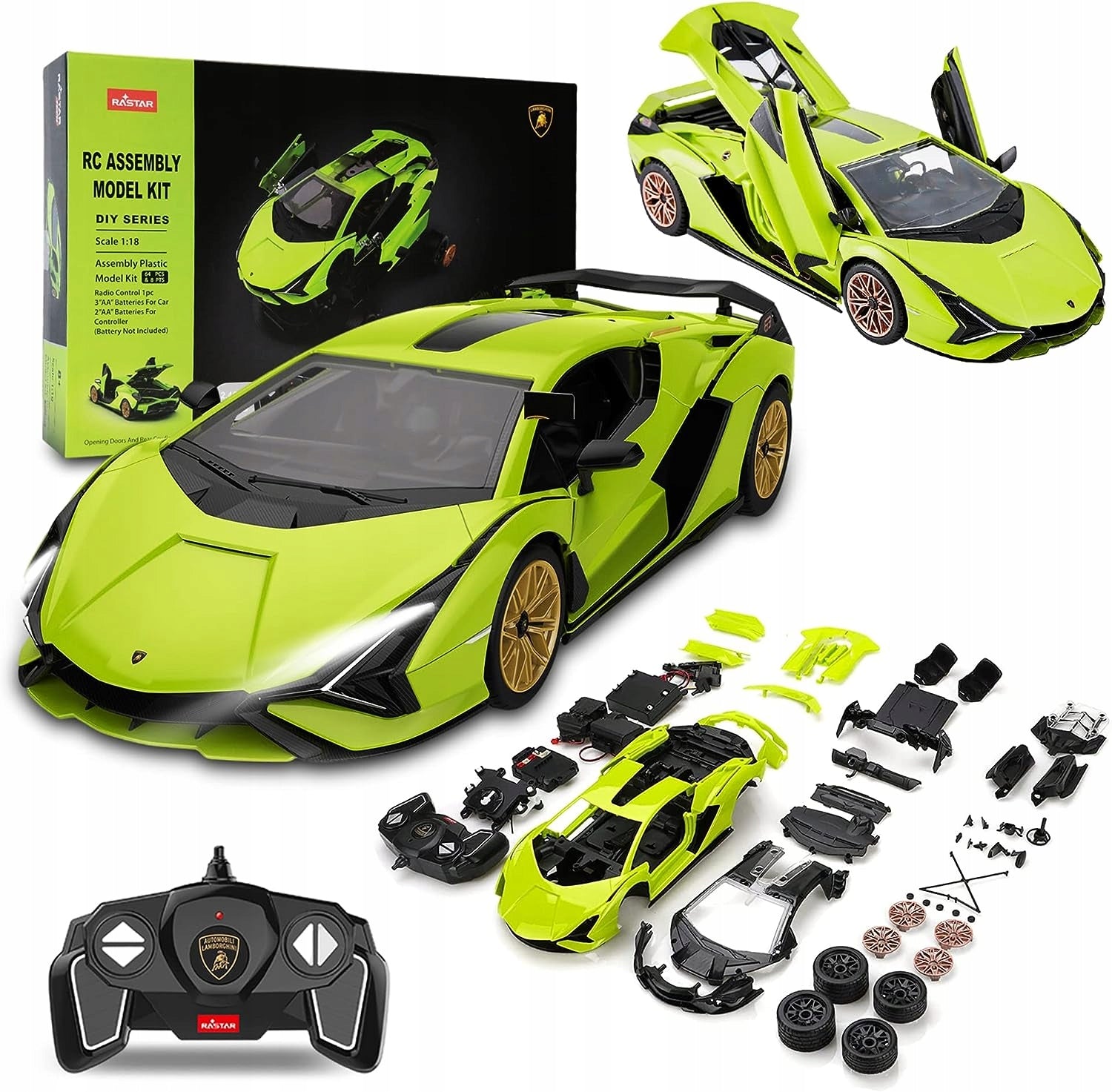 REMOTE CONTROLLED CAR Lamborghini Sian RASTAR for folding AUTO PILOT