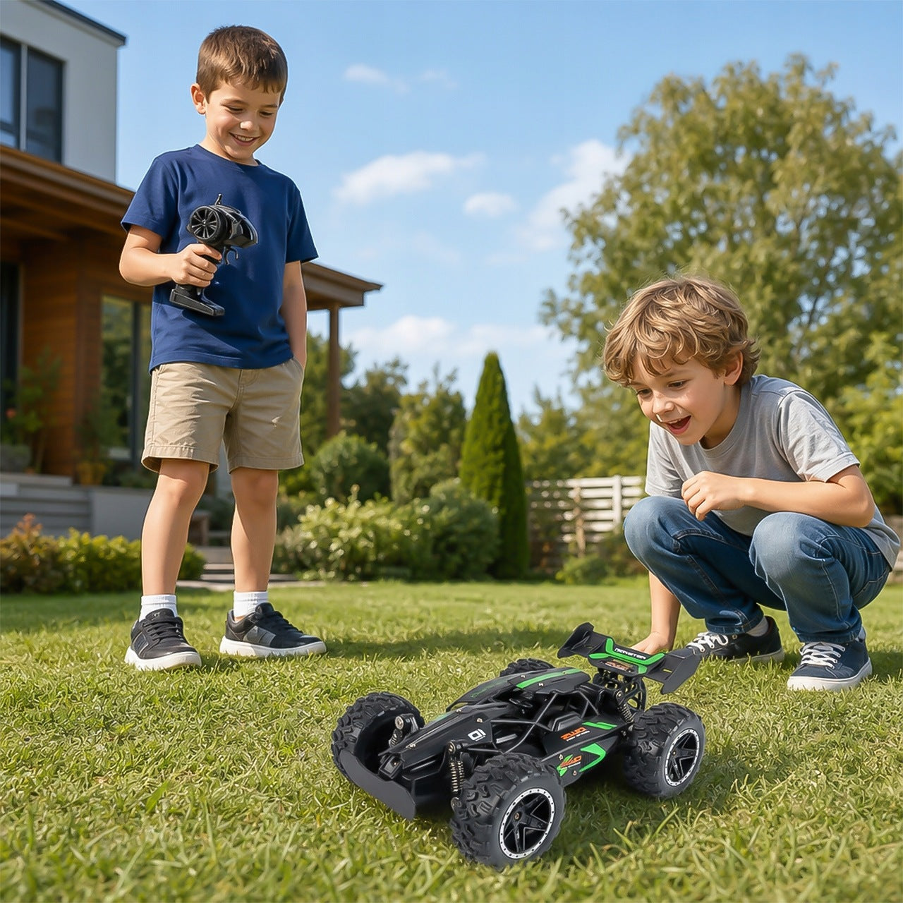 REMOTE CONTROLLED CAR RC MONSTER 1:18 2.4 GHz OFF-ROAD USB AKU 20 km/h Manufacturer code Samochód Zdalnie Sterowany Monster