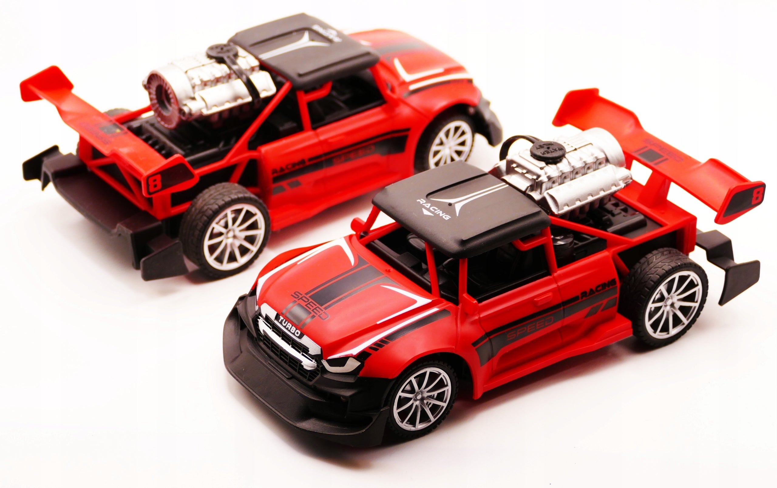 REMOTE CONTROLLED CAR RC WITH LEDS AND SMOKE GENERATOR VERSION Packaging status original
