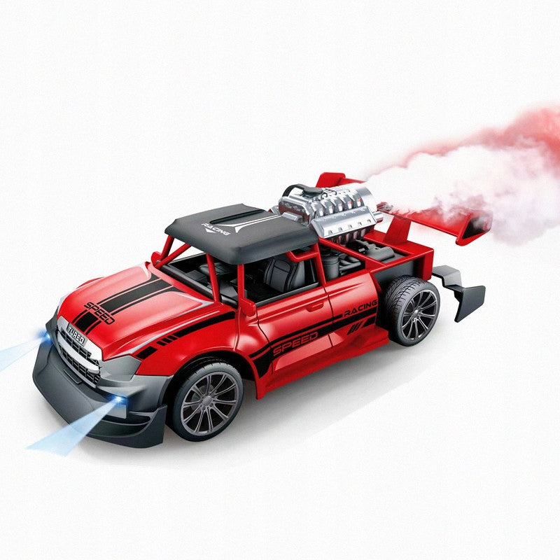 REMOTE CONTROLLED CAR RC WITH LEDS AND SMOKE GENERATOR VERSION