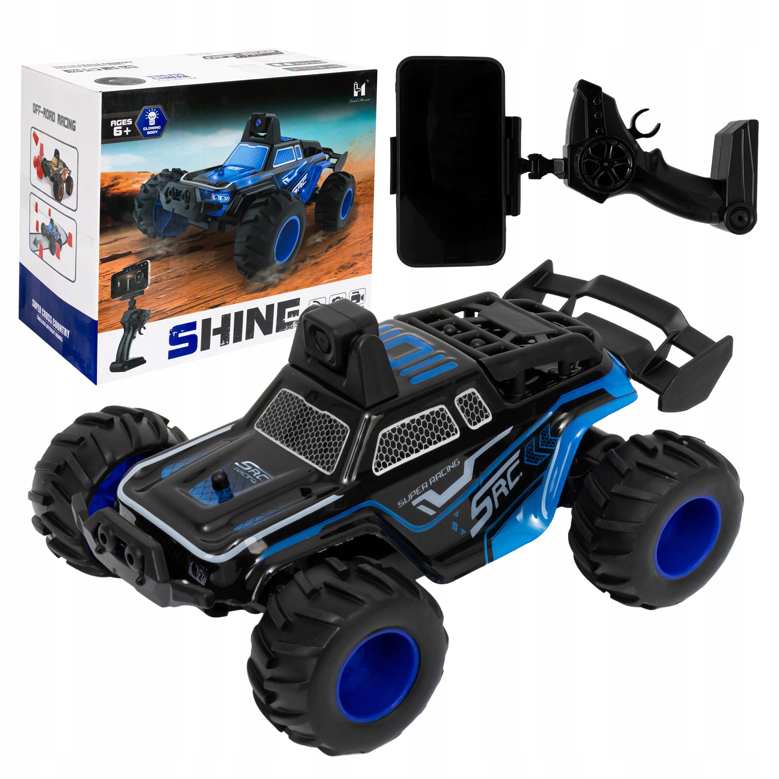 REMOTE CONTROLLED CAR WITH WIFI CAMERA LIVE VIEW LED + REMOTE CONTROL