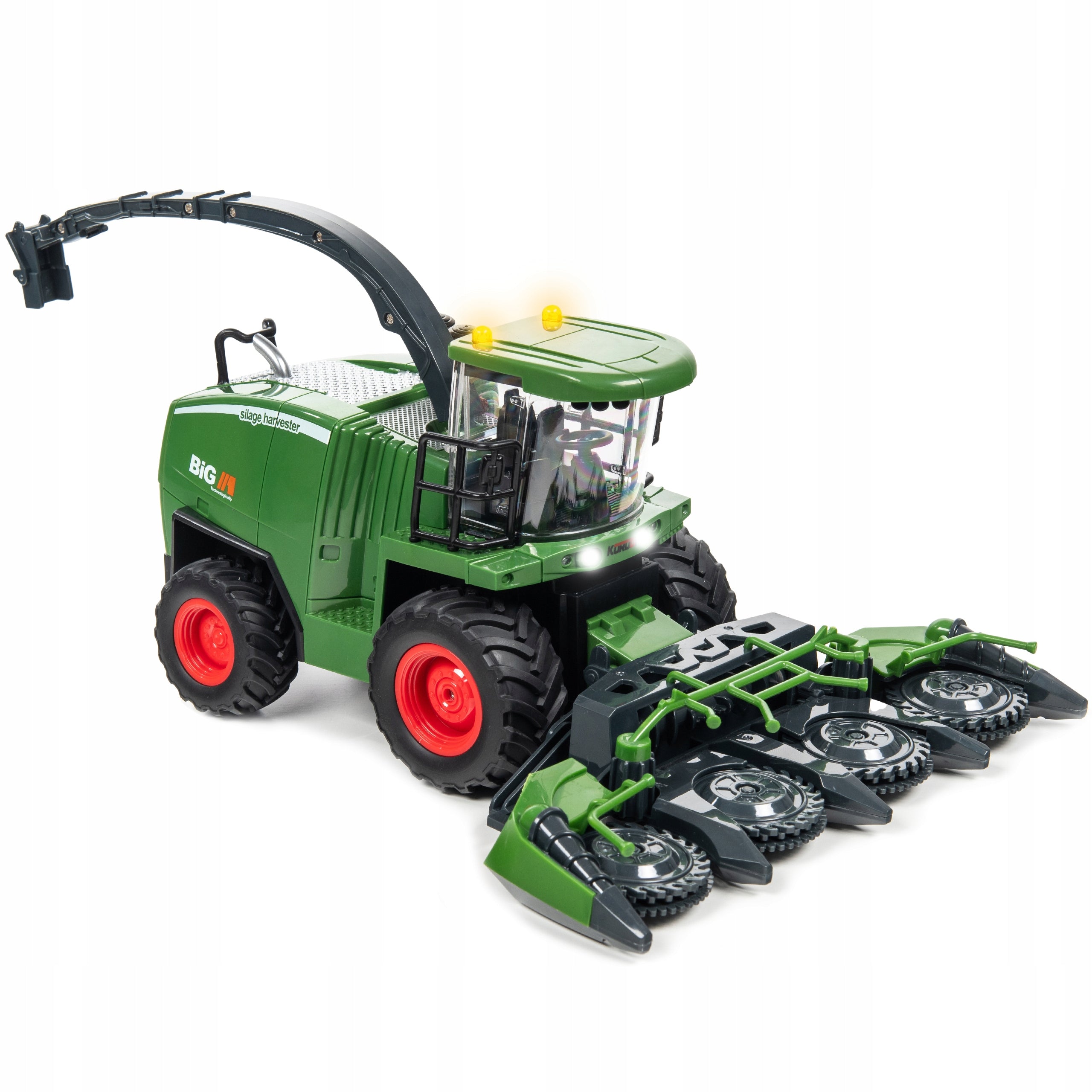 REMOTE CONTROLLED COMBINE HARVESTER RC TOY FOR REMOTE CONTROL GREEN SMOKE LIGHT SOUND Manufacturer code C0676