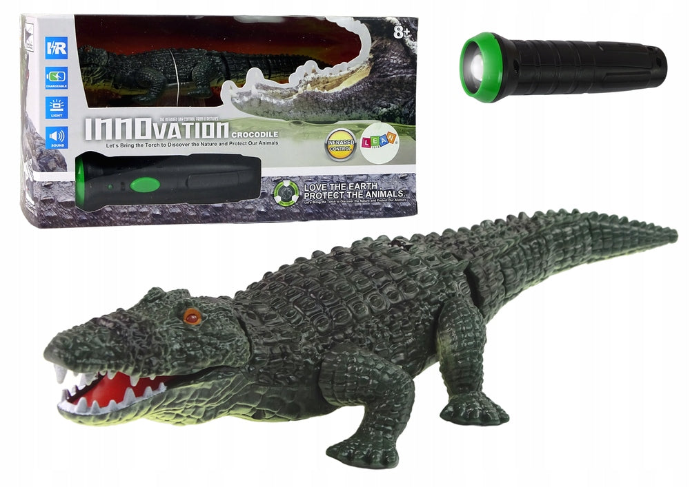 REMOTE CONTROLLED CROCODILE CONTROL FLASHLIGHT