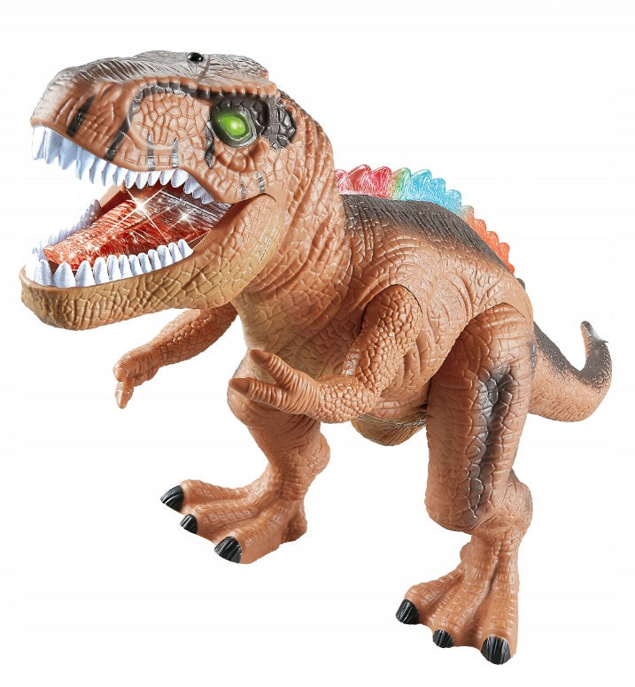 REMOTE CONTROLLED DINOSAUR FOR REMOTE CONTROL INTERACTIVE T-REX WALKS ROARING LED EAN (GTIN) 5906708101450