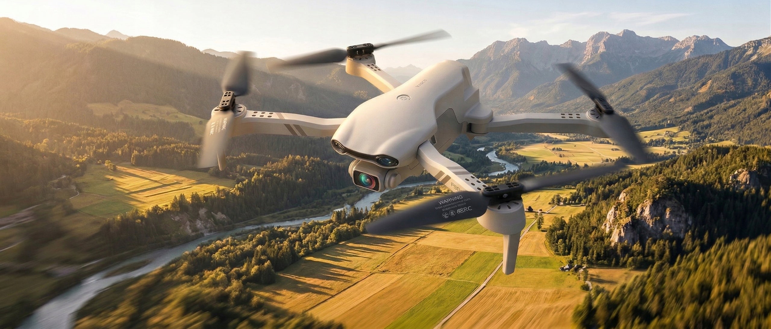 REMOTE CONTROLLED DRONE 1x AKU RANGE 2000M 30Min PREMIUM INDUCTION MOTORS Packaging status original