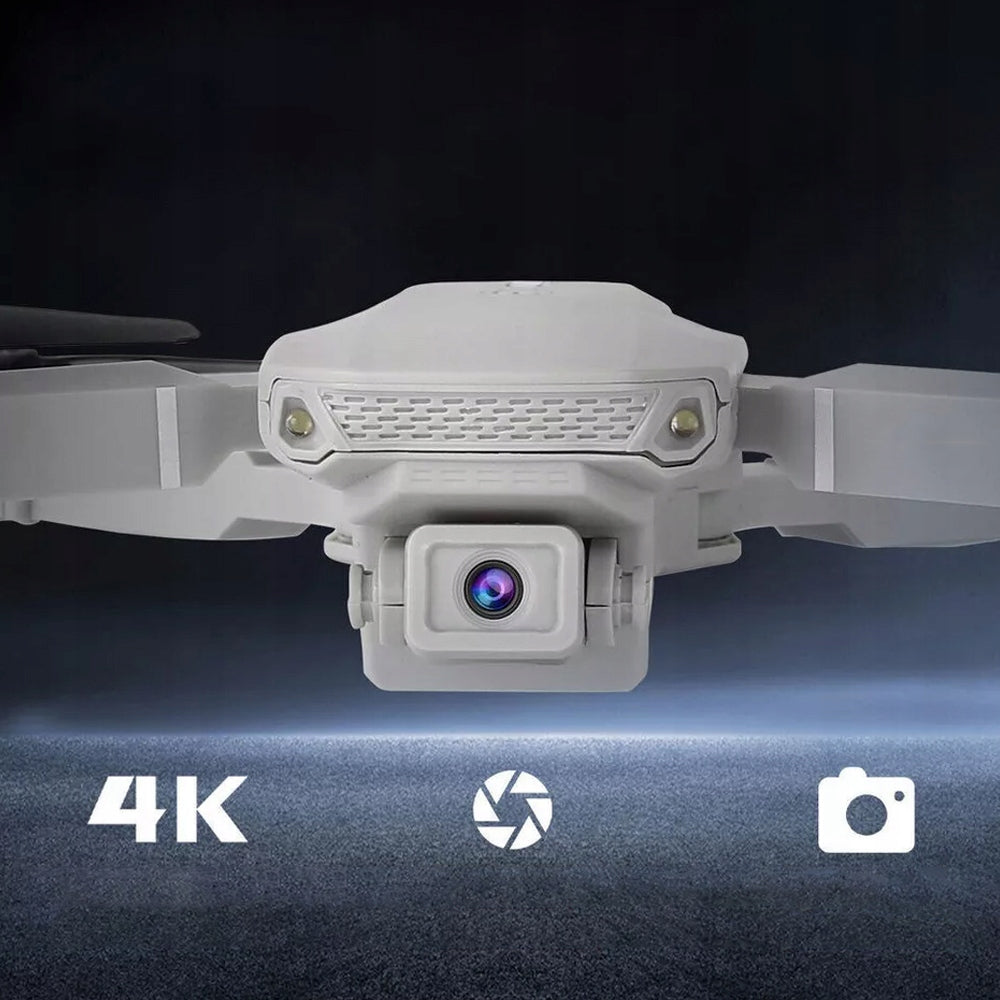 REMOTE-CONTROLLED DRONE, 3 BATTERIES, WIFI CAMERA, 100M RANGE, FOLDABLE BAG Packaging status original