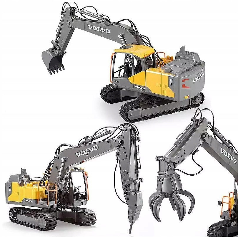 REMOTE CONTROLLED EXCAVATOR RC GRIPPER 3in1 VOLVO XL Manufacturer code KOPARKA VOLVO 3W1